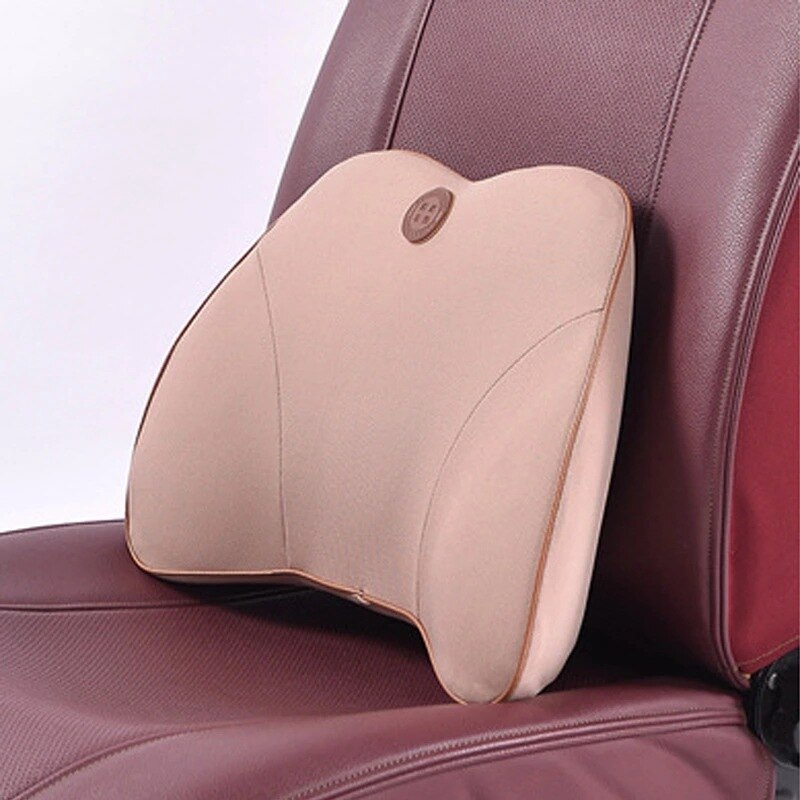 Komfortabel rygpude blød håndstøtte pude bilsæde rygstøtte memory foam bil pude: 1