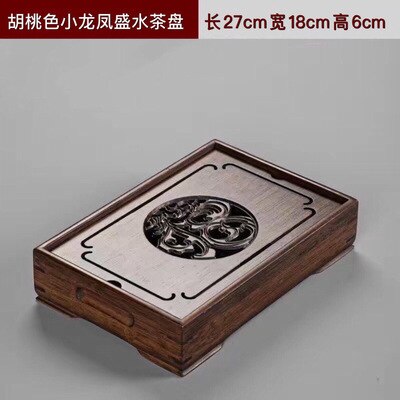 Zestaw herbaty prostokątnej-naturalny bambus taca herbaciana z drewna-drenaż przechowywanie wody herbata przewijak chińska filiżanka robić herbaty akcesoria domowe