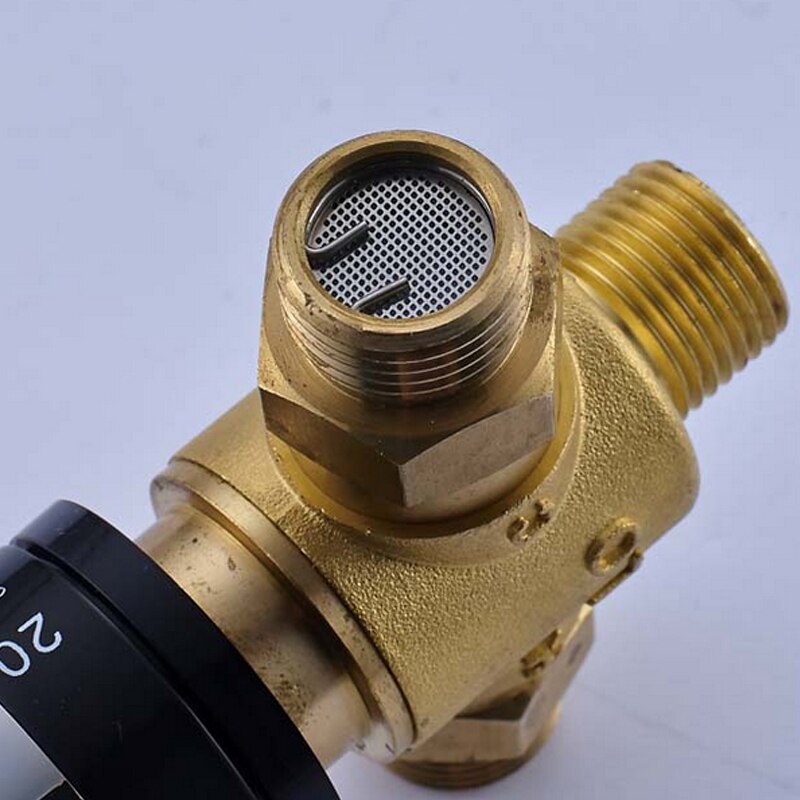 Chrome Finshed Thermostatic Valve G1/2 Water mixers Constant Temperature Mixing Valve with Brass