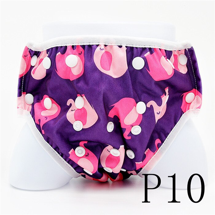 Goodbum Swim Diaper For Baby Waterproof Spa Swimming Nappies Washable Size Adjustable Cute Cloth Diaper Pant: P10