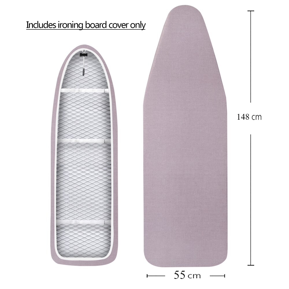 Cotton Ironing Board Cover Large Printed Ironing Board Cover Protective Non-slip Thick Colorful for Home Cleaner 148x55cm