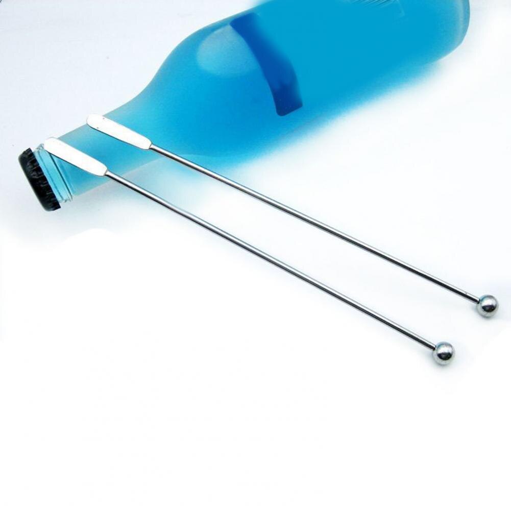 5Pcs 19cm Swizzle Sticks Reusable Long Handle Stainless Steel Cocktail Paddle Drink Stirrers for Office