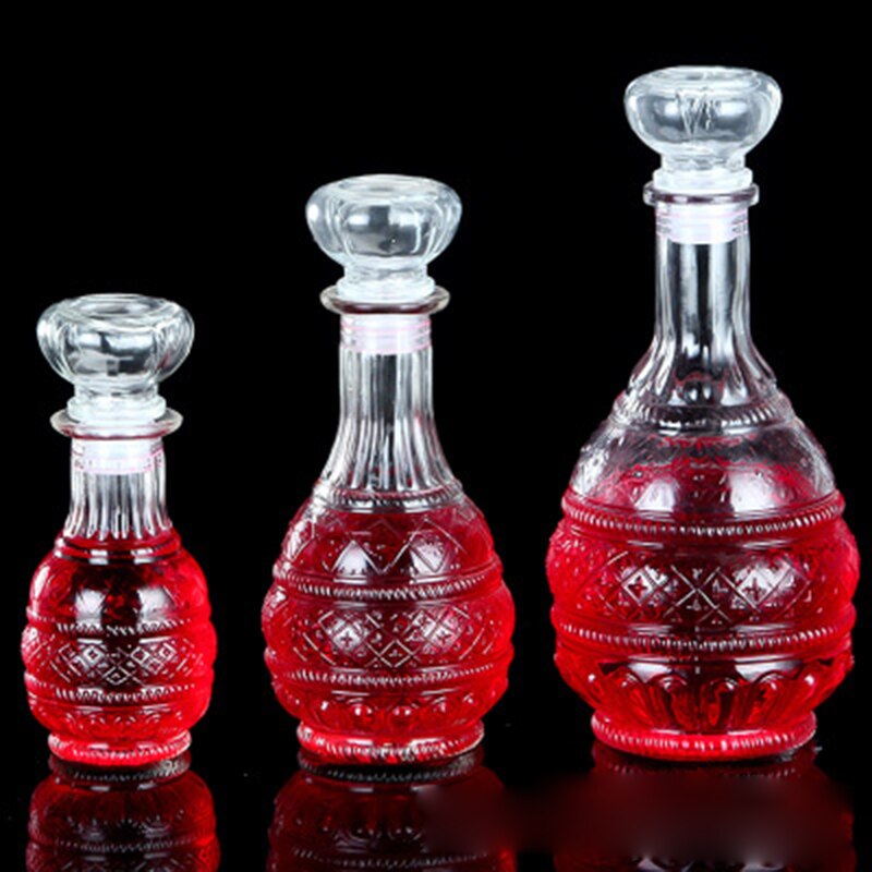 1 Pcs small size classical whiskey wine glass bottle clear wine Decanter GLA-140