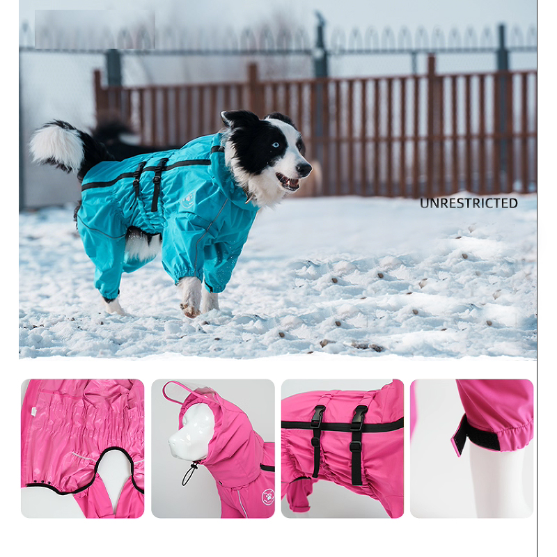 Wasserdichte Haustier-Hundejacke, reflektierender ...  Grandado
