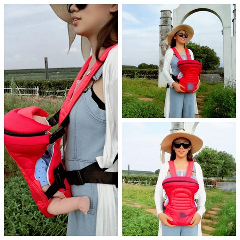 Babydelight-Bolsa de canguro para bebé, mochila portabebés, canguro, Canguru, frontal y trasero, invierno, 360: 1608 Red