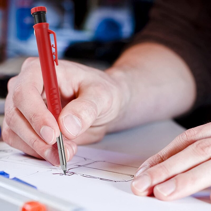 Deep Hole Mechanical Pencil Marker Marking Tool, For Carpenter