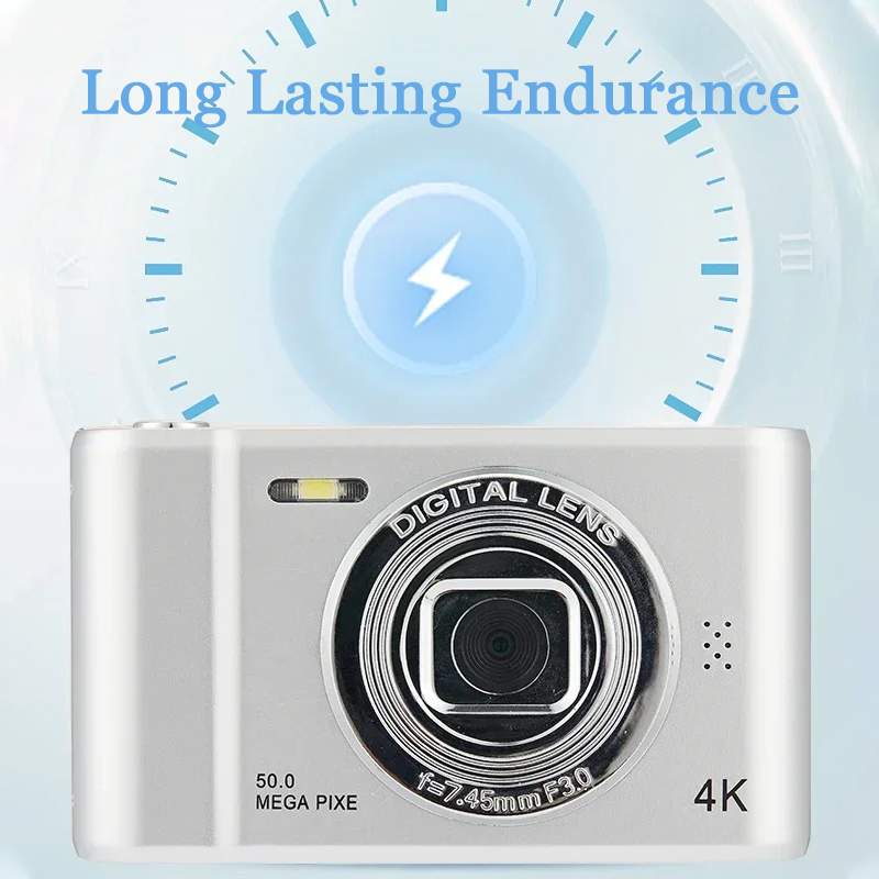 Xiaomi 4K Digital Camera Travel Selfie Camara 50MP HD Dual Lens Zoom Photography Screen Entry-Level Kids Campus Mini Retro Cam