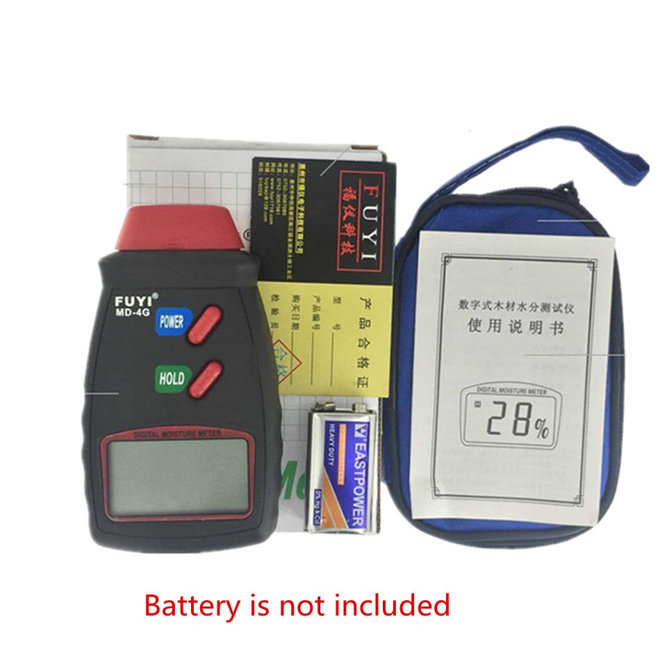 MD-4G Wood Moisture Tester Wooden Floor Carton Measurement Meter Content