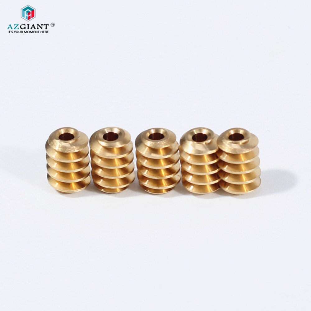 AZGIANT metal module 0.5 M0.5*8 worm gear universal gear car motor metal gear for FC280 motor copper iron