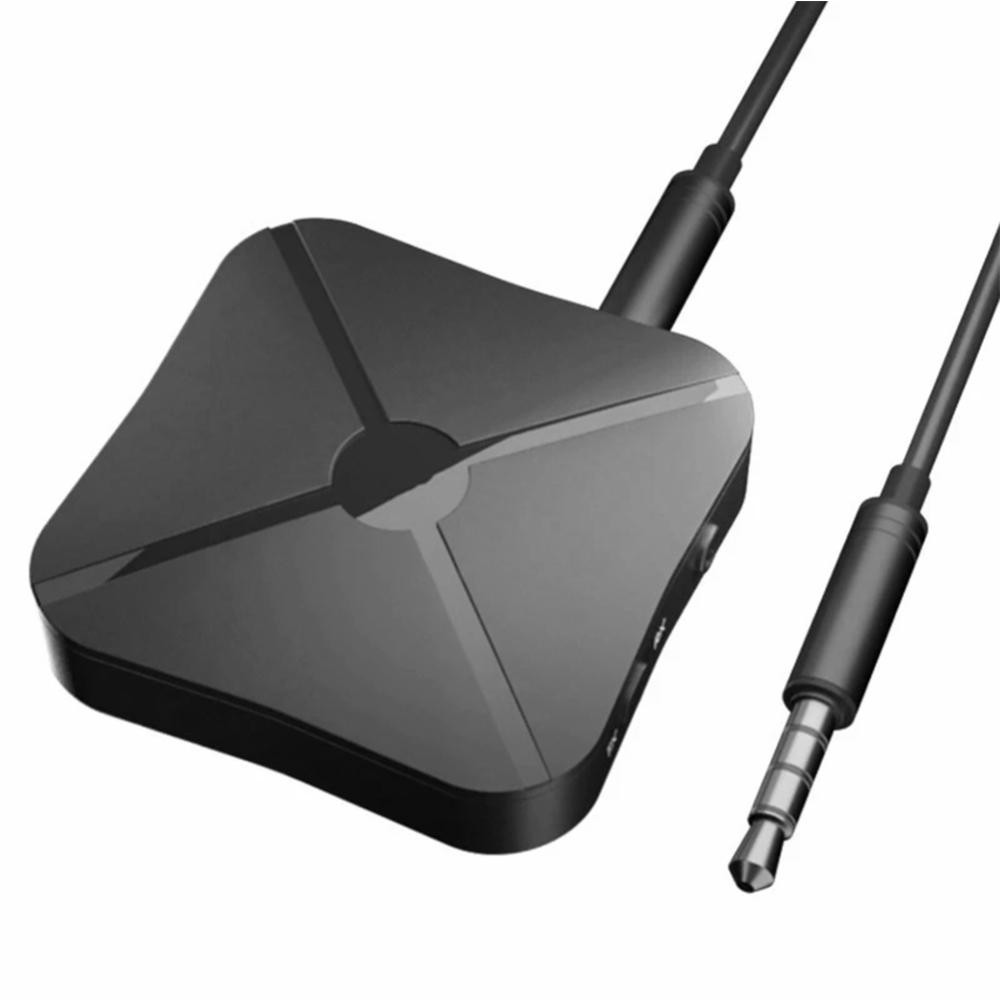2 IN 1 Bluetooth 5.0 Receiver Transmitter Real Stereo Bluetooth Wireless Audio Adapter With 3.5MM AUX For TV MP3 PC Headphone: Default Title