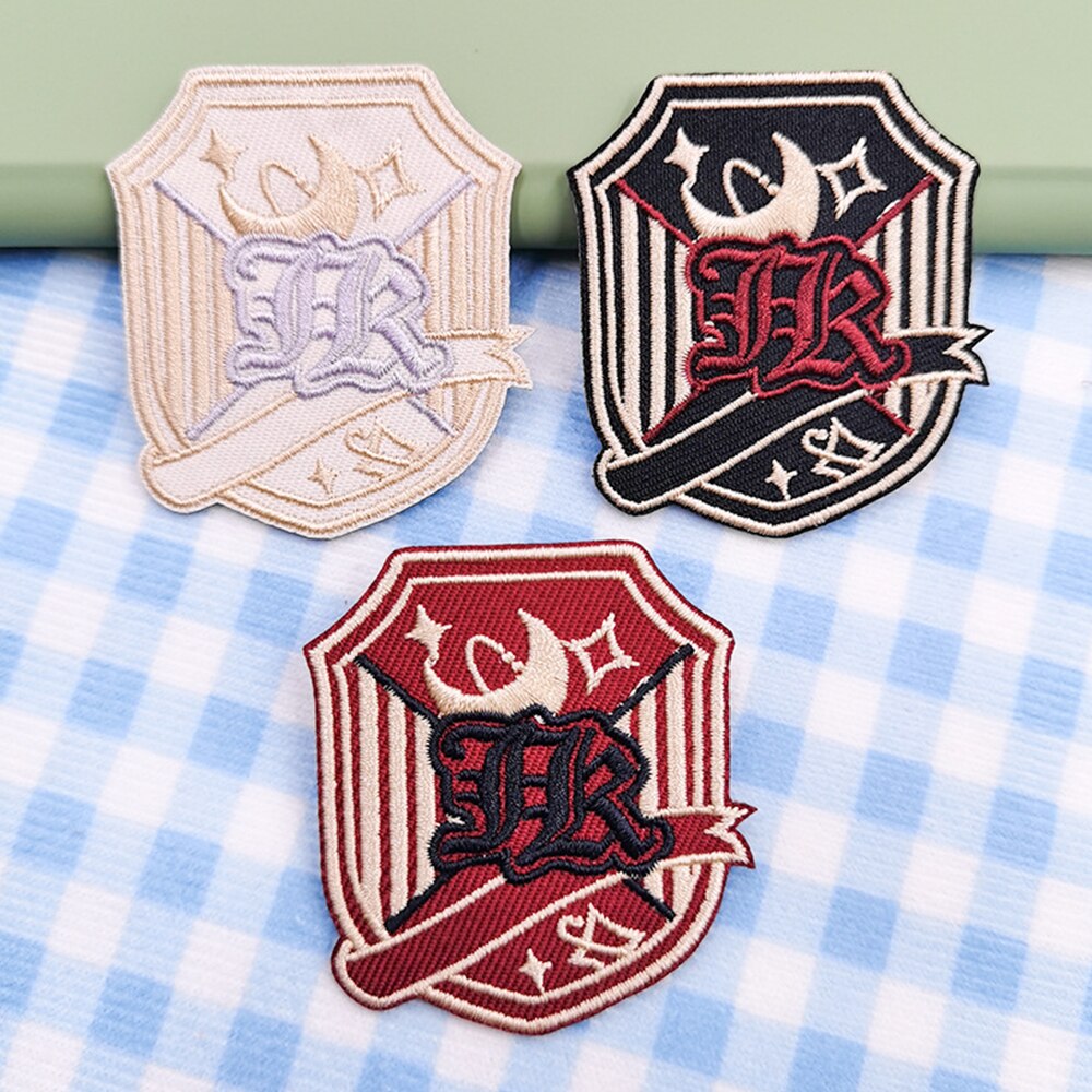 Parches de bordado de letras para ropa, insignias de la universidad, apliques de hierro para ropa, pegatinas de pantalones vaqueros, insignias, parche JK, 1 Uds.