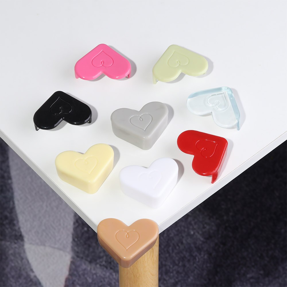 4 Stuks Baby Silicone Veiligheid Protector Tafel Hoek Bescherming Van Kinderen Anticollision Edge Hoeken Guards Cover Voor Kid