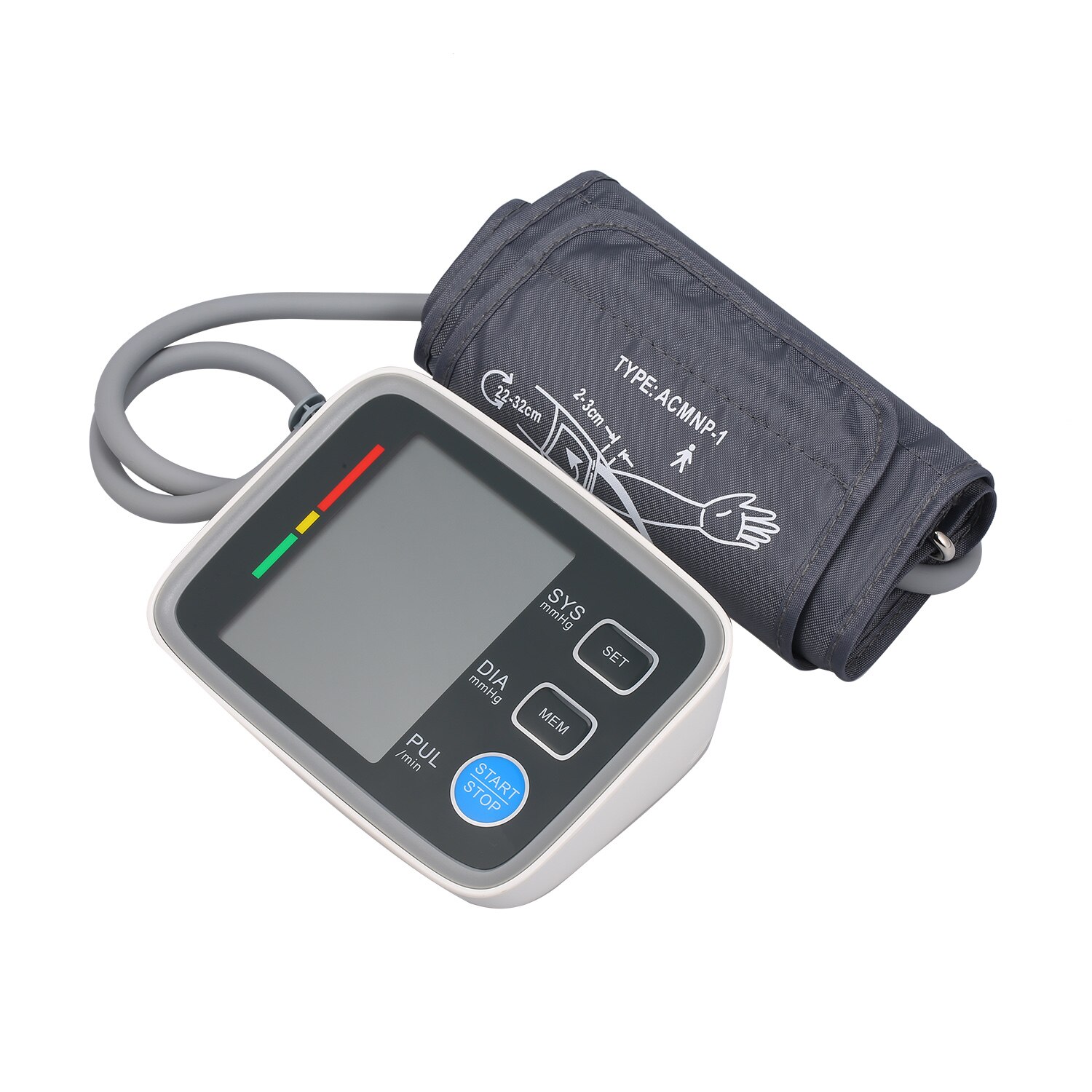 AXON Smart Blood Pressure Monitor with Large LCD Display Digital Upper Arm Automatic Measure Blood Pressure Heart Rate Pulse