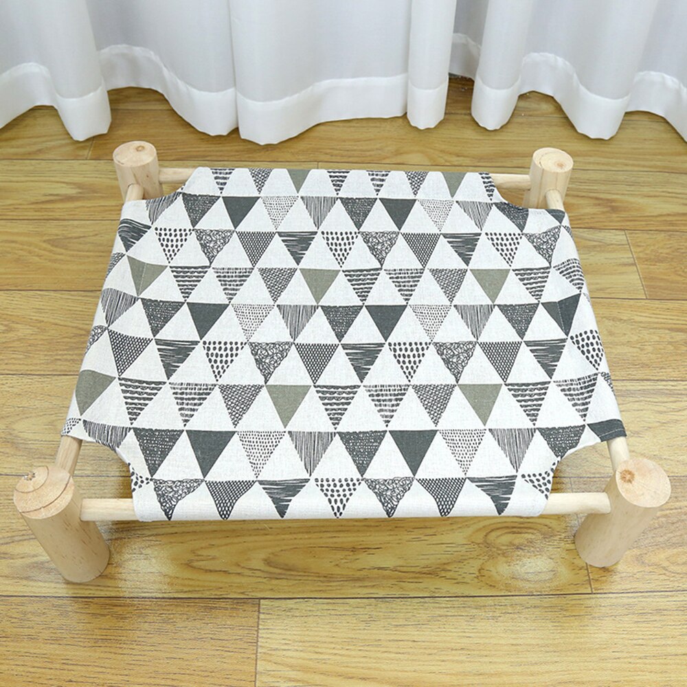 Hamaca de mascota desmontable, producto para mascotas, tumbona perezosa para perros, cachorro, gato, alfombrilla, cojín, casa de gato, animales, sofá, gato, accesorios para cama: white