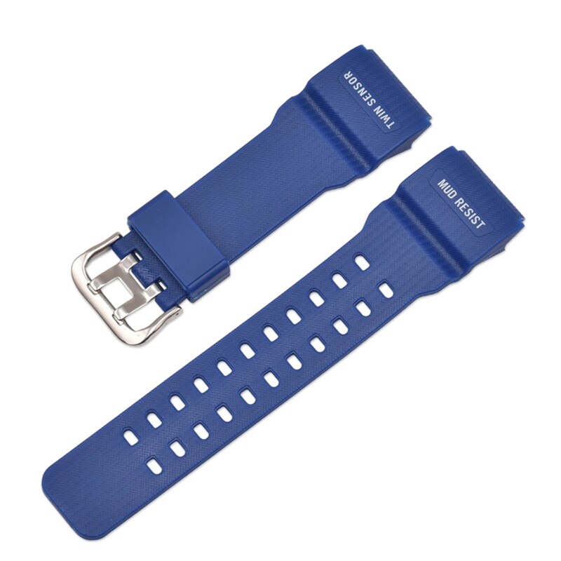 Correa de silicona para Casio G-SHOCK GG-1000 GWG-100 GSG-100 correa de reloj de resina de repuesto para hombre accesorios de pulsera deportiva resistente al agua: GREEN BLUE