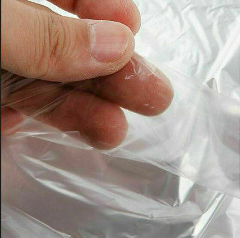 Oss lager 20 st x plagg täcker polyeten klar plast kemtvätt kläder väskor