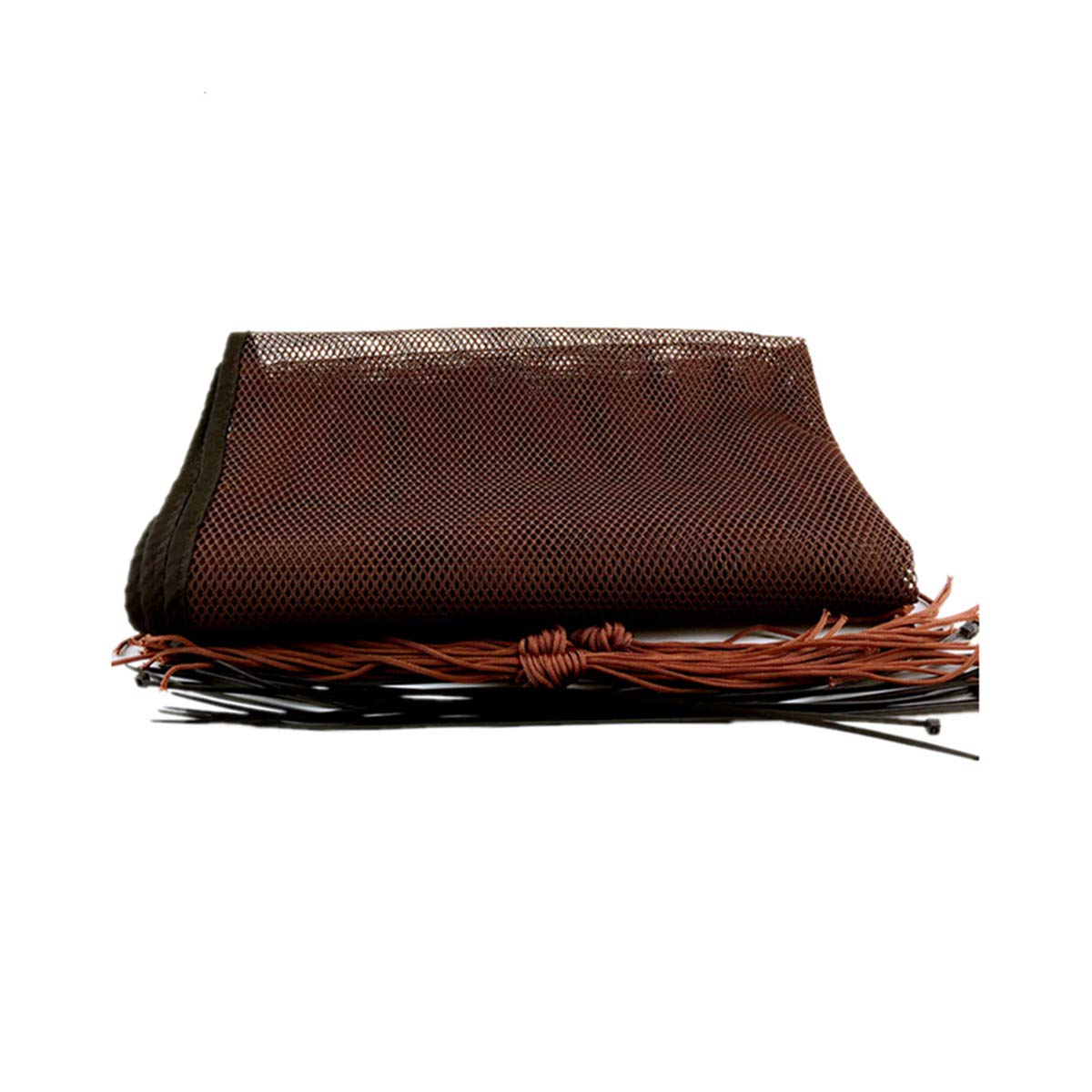 Thick Mesh Fall Protection Kids Stairs Safety Net Indoor Outdoor Sturdy Patios Adjustable Balcony Baby Fence Solid With Ropes: 200x77cm / Brown