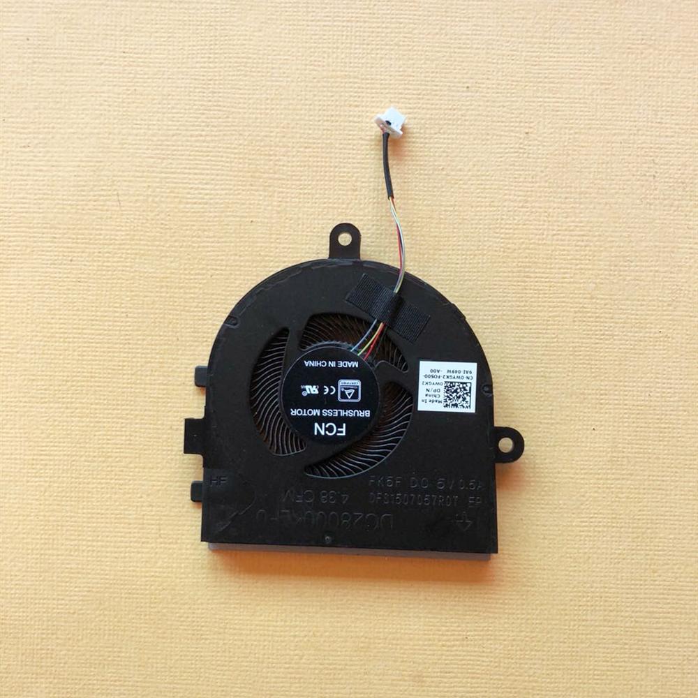 CPU Cooler Fan For DELL Vostro 3480 /Inspiron 3481 /Latitude 3490 0WYGK2 WYGK2 DFS1507057R0T FK5F DC 5V 0.5A Laptop Radiator