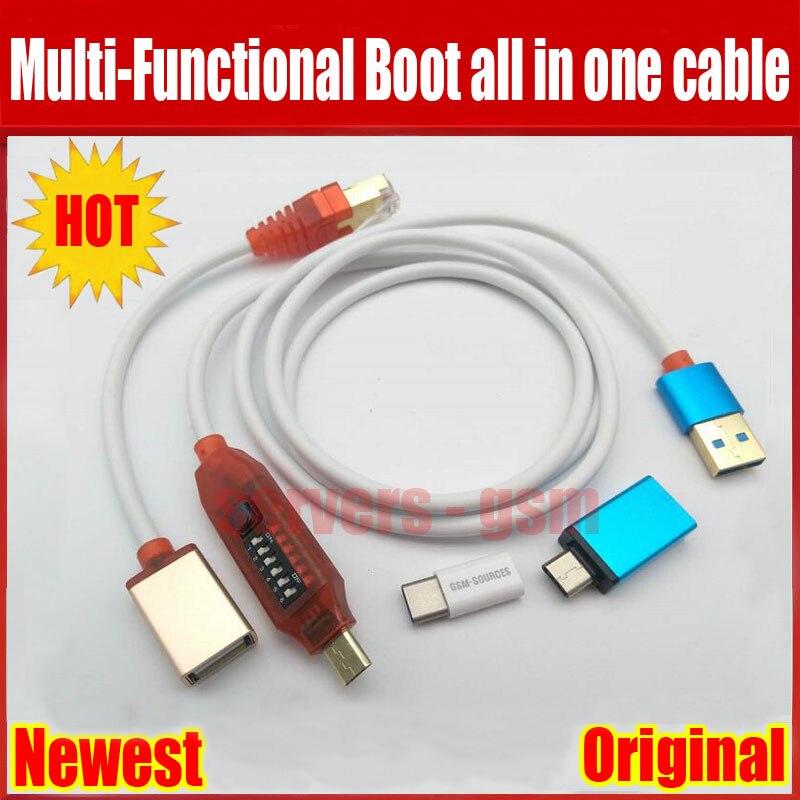 UMF All in one Boot Cable (EASY SWITCHING) Micro USB RJ45 All in One Multifunction Boot Cable edl cable