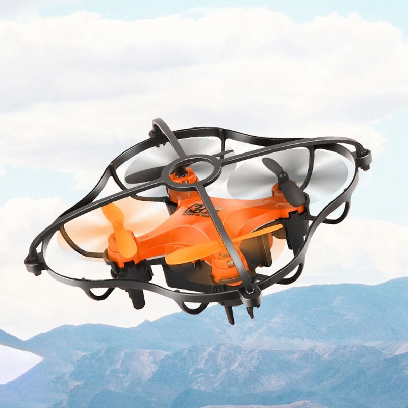 3 in 1 rc drone båd bil vand jorden luft tilstand tre tilstande hovedløs tilstand højde hold rc helikoptere legetøj: Orange