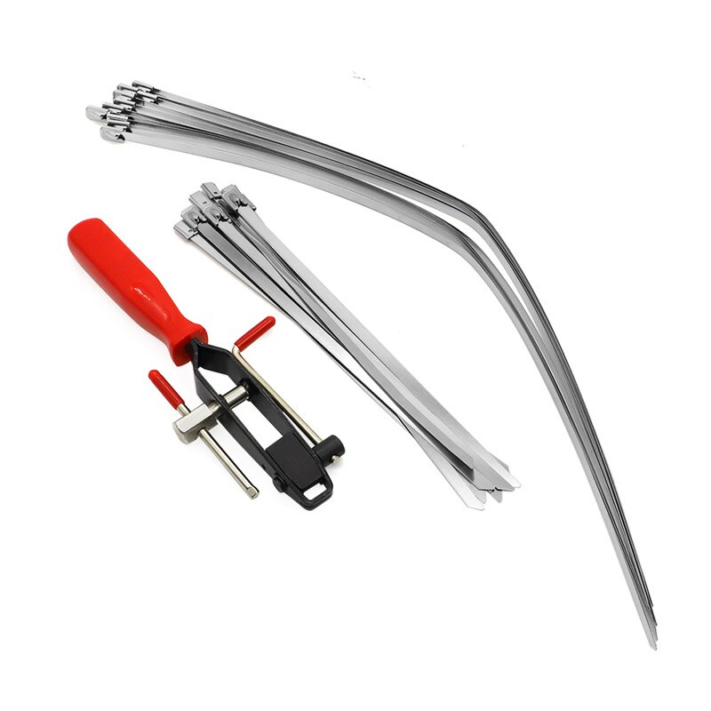 Stainless Steel CV Half Shaft Boot Band and Buckle Clamps w/ Boot Clamps for auto car ATV CV Joint Banding Boot Axle Clamp Tool