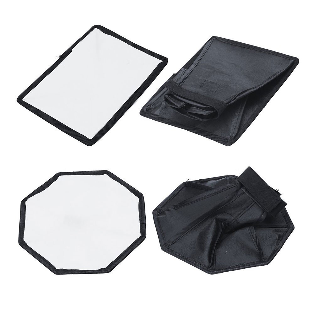 Portable Photography Flash Softbox Diffuser Mini Speedlight Softbox Kit Camera Photo Foldable Soft Box a camera lighting BOX