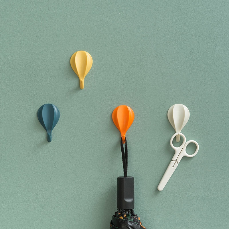 Accroche-clé porte-serviettes ballon à Air | 8 pièces, ensemble crochet fort pour clés lunettes articles divers, porte-cintre crochet de rangement mural pour la cuisine et la salle de bain