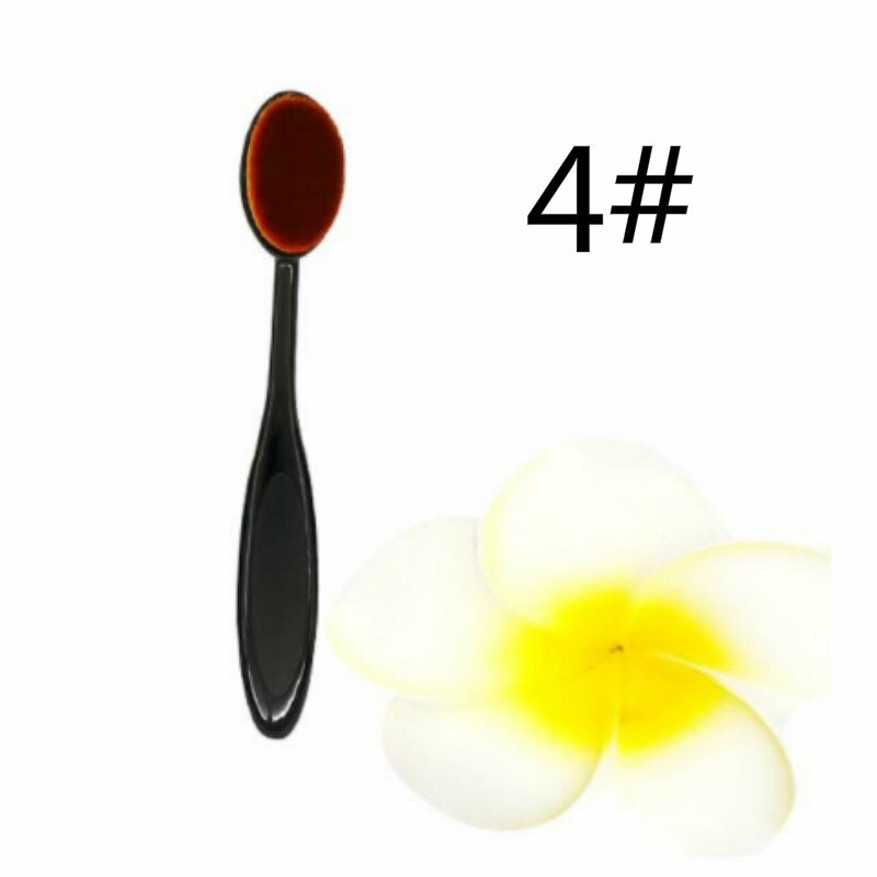 1 stk makeup børste tandbørste stor størrelse 16cm bløde makeup børster foundation ovale børster makeup værktøj børste sæt: Dsca -4