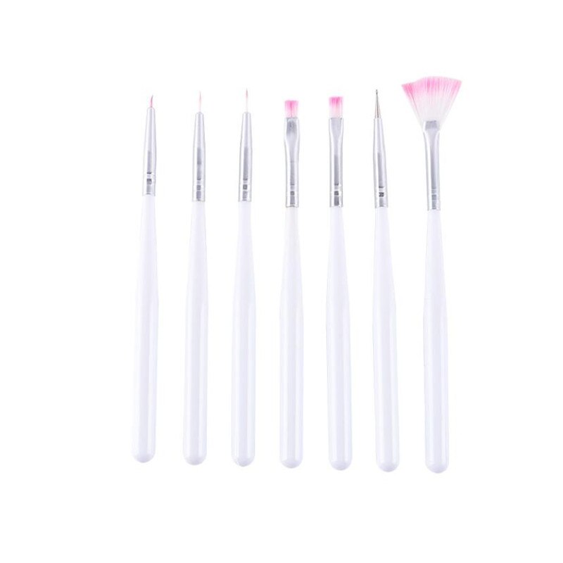 7 unidades/juego de pinceles para Fondant, para decoración de pasteles, pintura de decoración, de polvo, glaseado, repostería, pluma, herramienta de artesanía de azúcar
