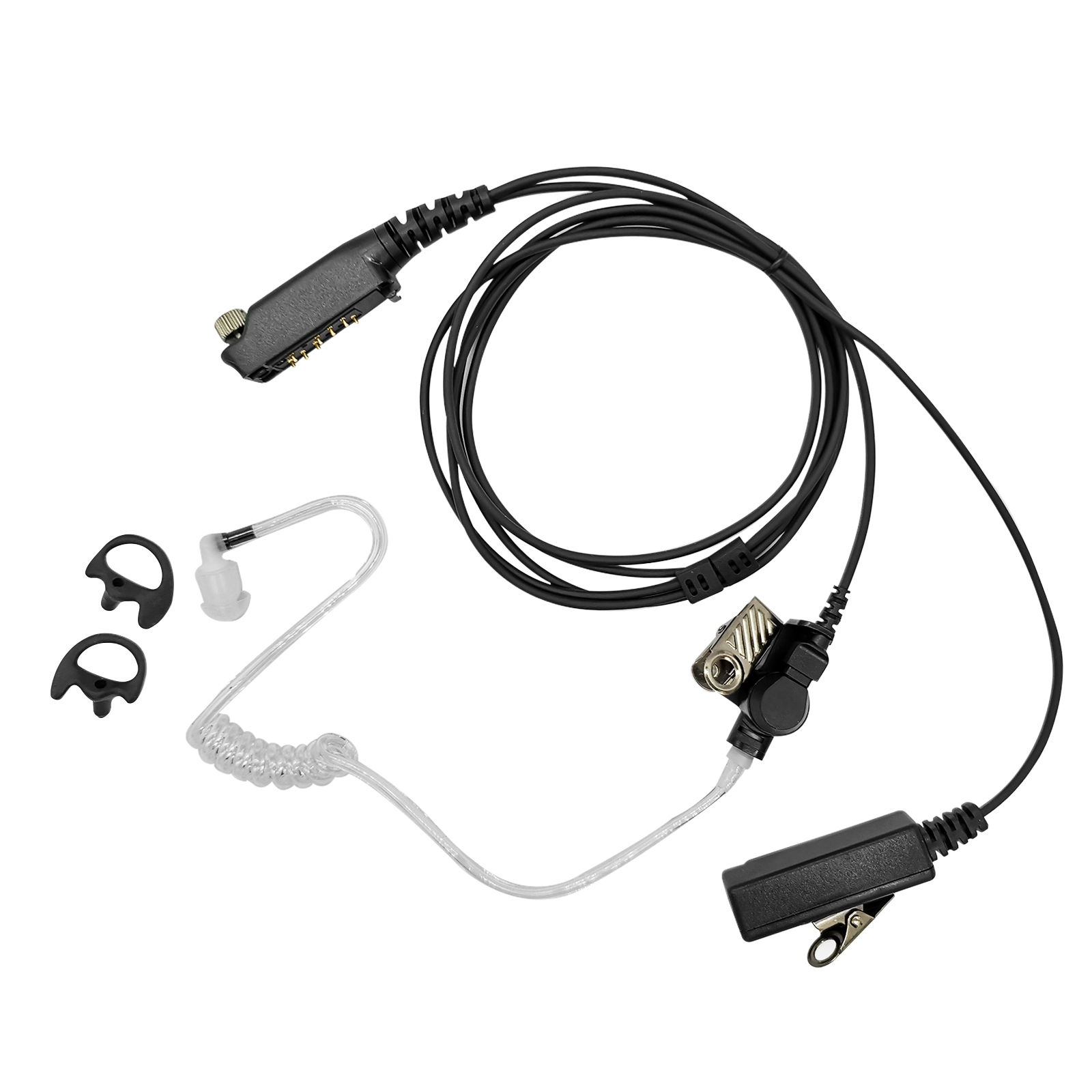 Sepura Radio Zubehör Stp 9000 8000 8038 Kopfhörer Ohrhörer trennen Headset Walkie Talkie Ohrhörer: Schwarz