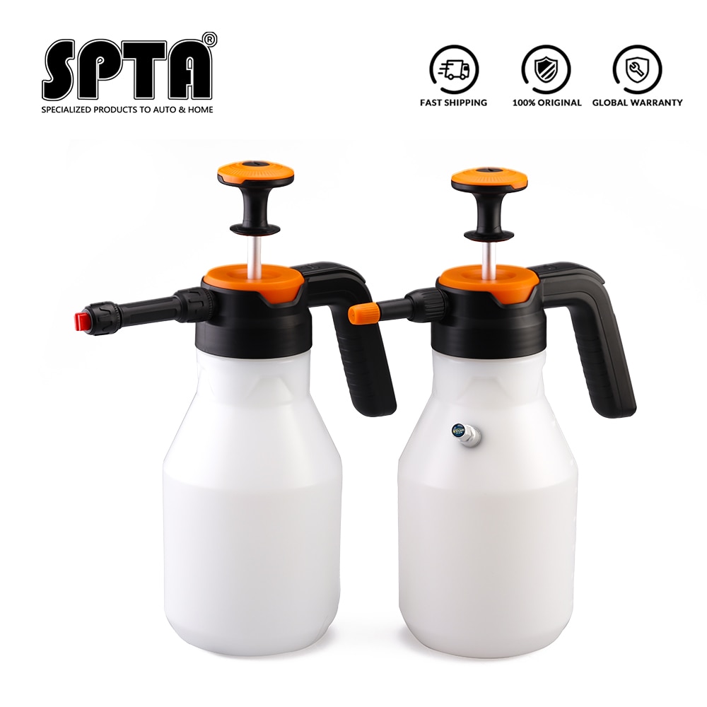 SPTA 2L Car Wash Sprayer Foam Sprayer Manual Pressure Pot Foam Pot Thickening PP Watering Can Foam Bottle For Car Washing
