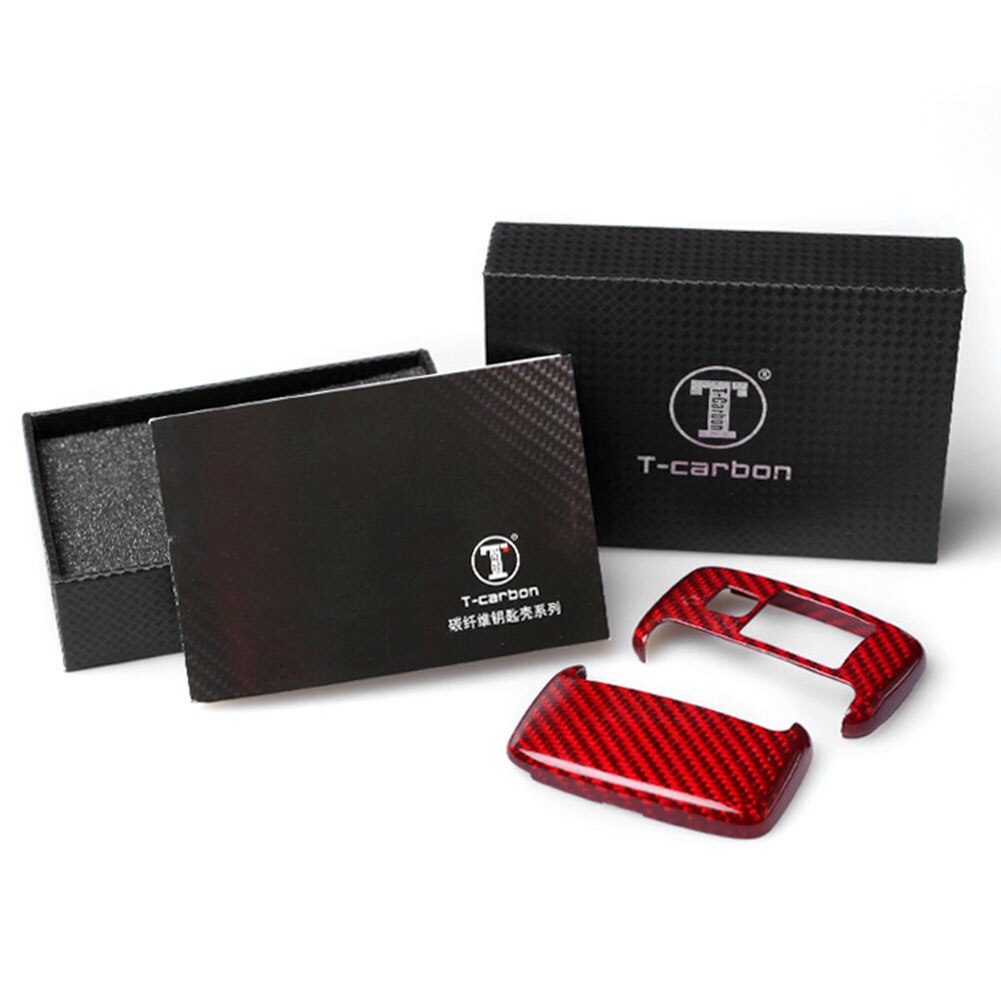 Voor Land Rover Jaguar Real Carbon Fiber Remote Smart Key Cover Fob Case Shell