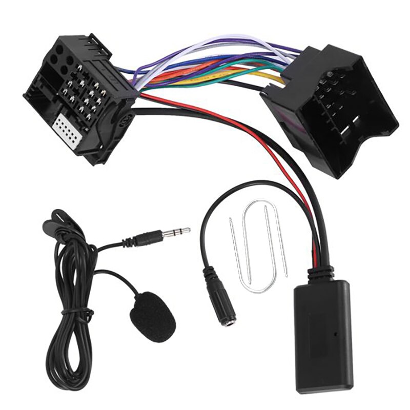 auto Bluetooth 5.0 Aux cavo microfono vivavoce telefono cellulare adattatore per chiamate gratuite per Peugeot Citroen C2 C5 RD4