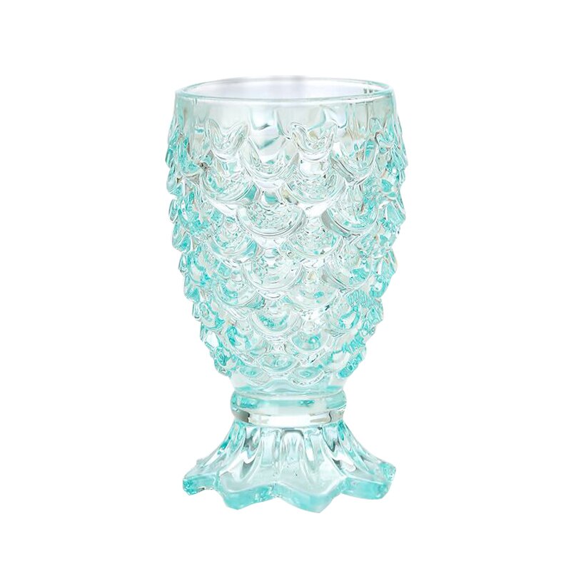 Glassett Fiske Skjell Tykt Juiceglass Drikkeglass Husholdning 6 Farger Blyfritt glass Vannkopp