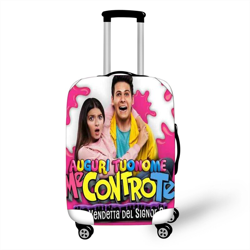 Me contro Te Travel Luggage Suitcase Cover Trolley Bag Protective Cover Men's Women's Elastic Suitcase Cover: S / Gold
