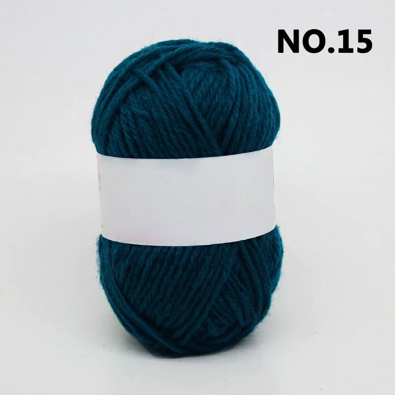 Warm DIY Milk Cotton Yarn Baby Wool Yarn for Knitting Children Hand Knitted Yarn Knit Blanket Crochet Yarn: 15