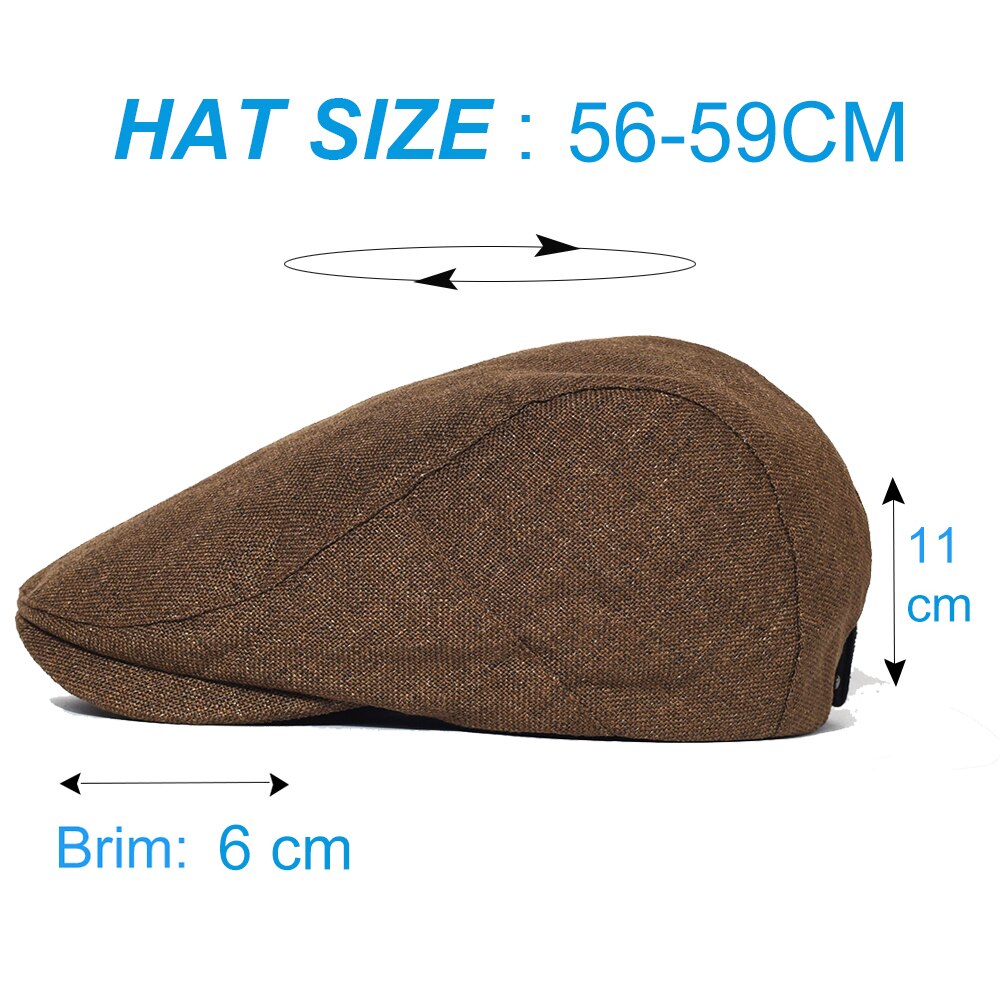 Flatcap Platte pet Hawkins grijs vissengraat 57, 58, 59, 60 - Hoeden