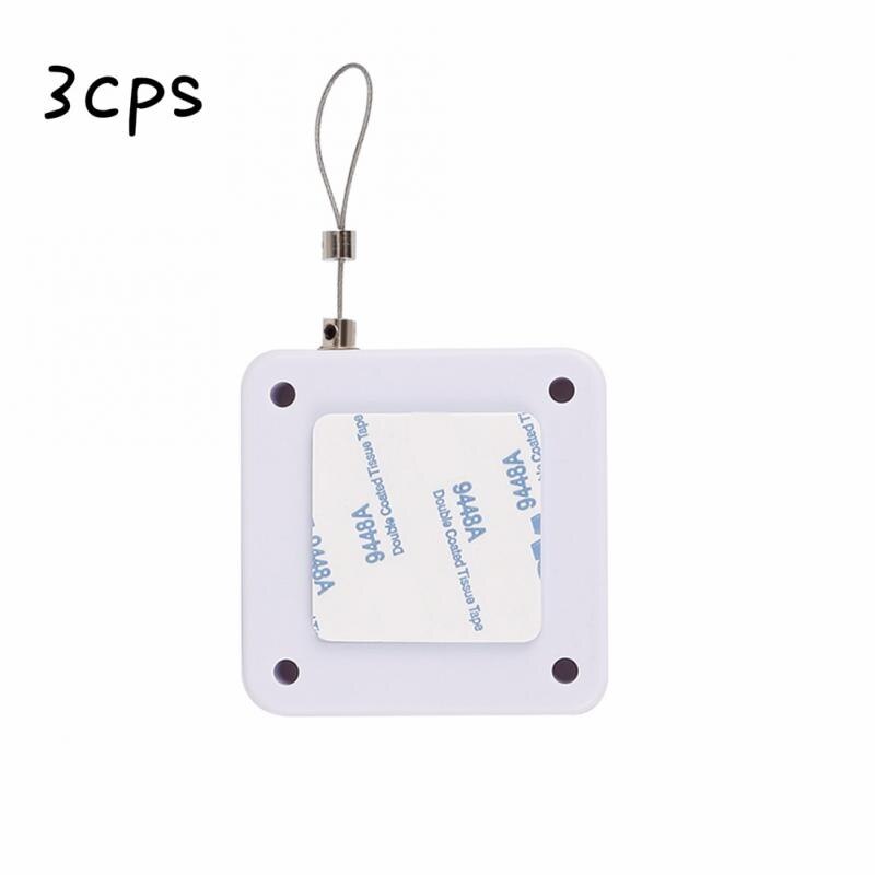 800g Pull Automatic Door Closer Automatic Sensor Door Closer Automatically Close For All Doors Punch-Free Steel rope length 1.2m: white 3pcs