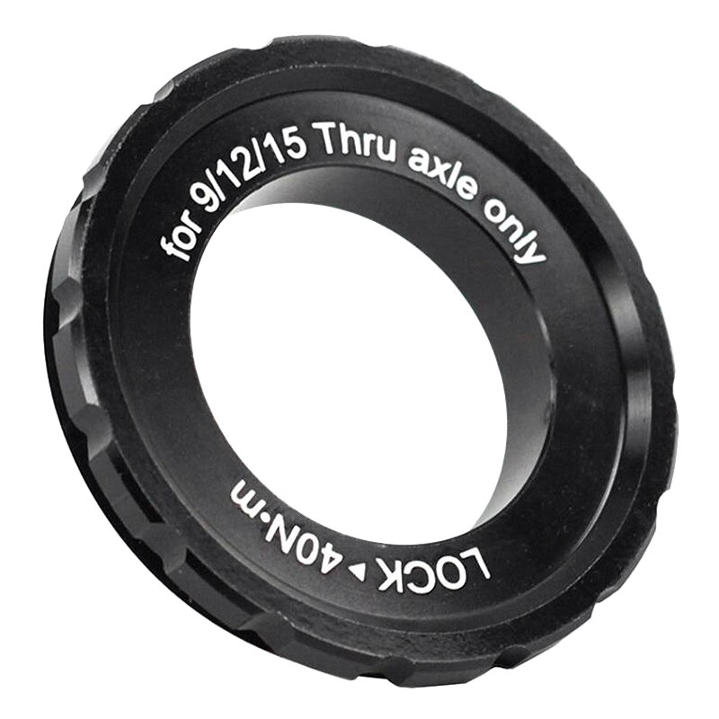 Bicycle Center Lock Disc Brake Hub Rotor Lockring for 9mm 12mm15mm Axle Center Lock Cover Ring: Default Title