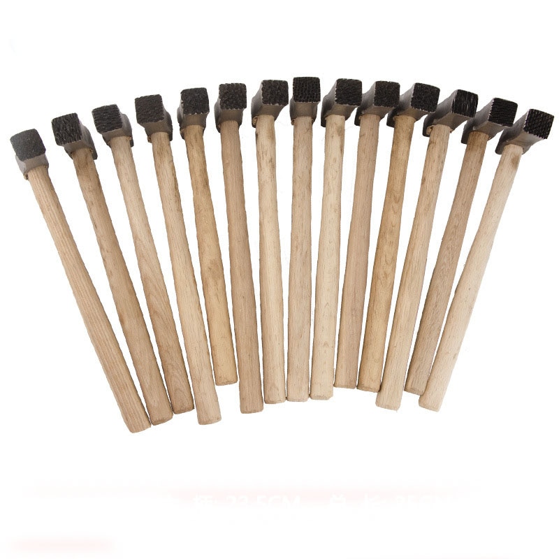Metall Hammer Mit Blume Textur Schmuck Punch Druck Werkzeug Silberschmied Mallet
