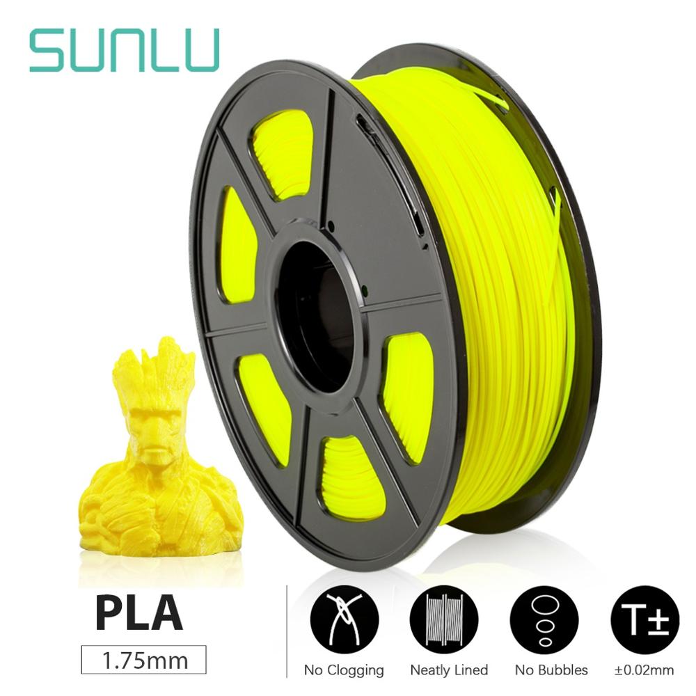 SUNLU Pink 3d Printer Filament 1kg/2.2lbs 1.75 Mm Pla/abs Materials With Rohs&reach Certificate 필라멘트 pla filaments: PLA-YL-1KG