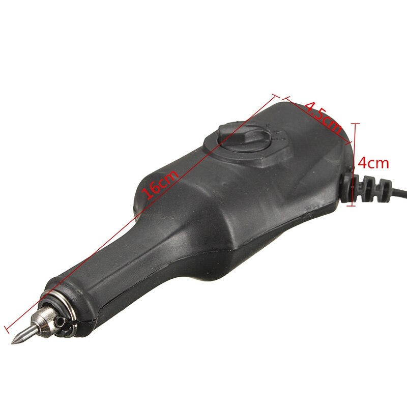 Elektrisk graveringsmaskine 220v us stik udskæringspenne plotter mejsel tip på metal plast keramik træfræser