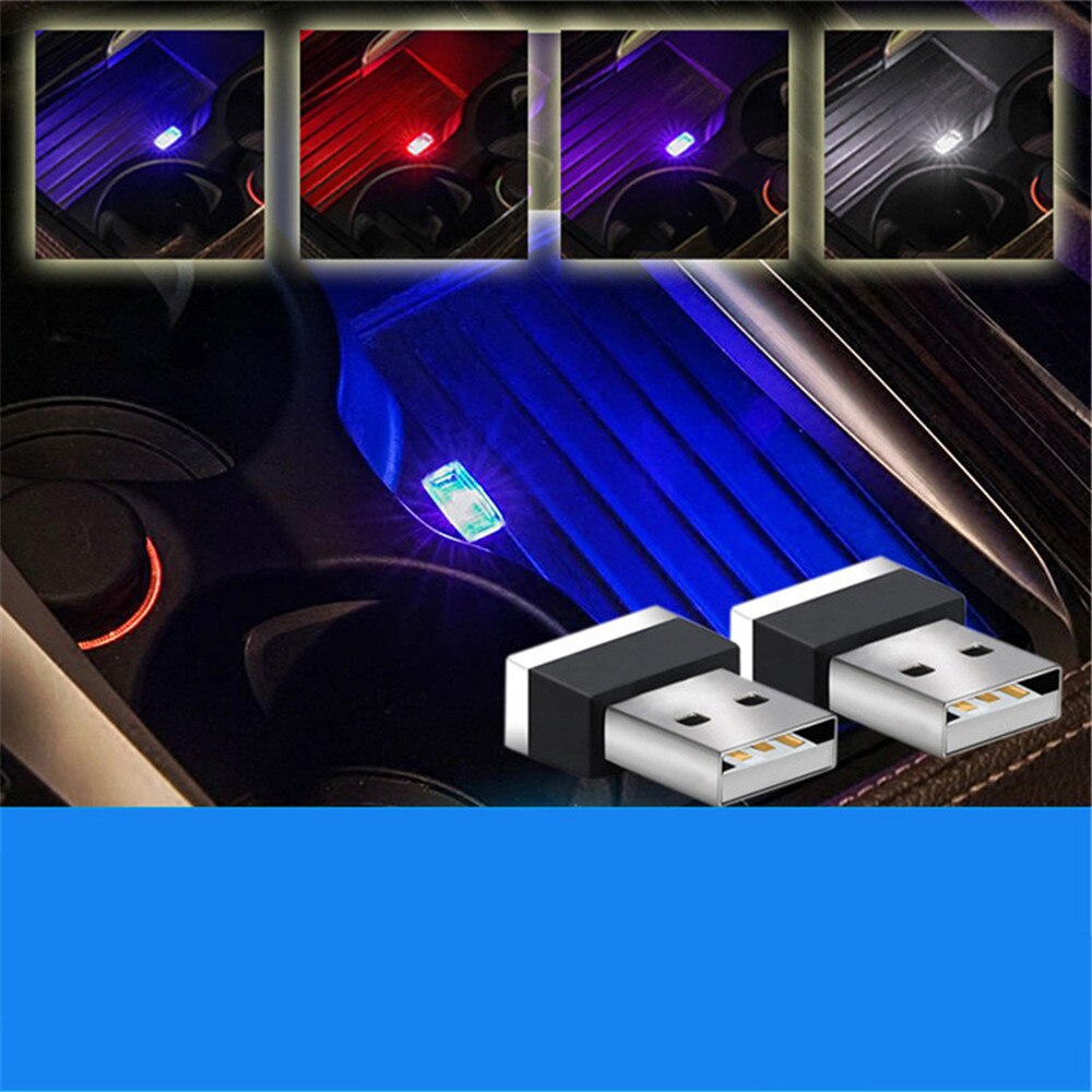 1 stk mini led bil lys usb atmosfære lys til chevrolet bolt wtcc sequel travers tahoe equinox impala