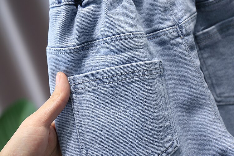1 2 3 4 5 6 anni vestiti per bambini per bambina amore pantaloni in denim per bambini primaverili abbigliamento per bambini per bambini pantaloni per jeans con elastico per bambini
