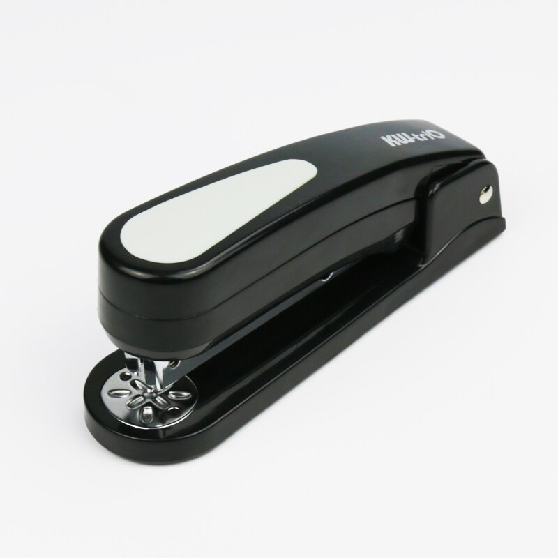 360 Rotation Stapler Use 24/6 Staples Effortless Long Stapler School Paper Stapler Office Bookbinding Supplies 5360R: 1pc Black