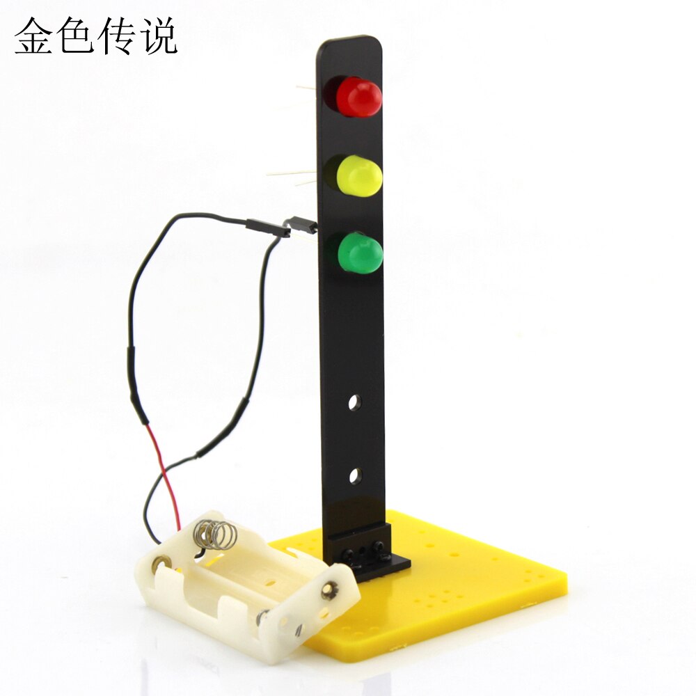 Traffic Lights Technology Production Invention Signals Traffic Lights DIY Science Model Toys Education Kit F19160