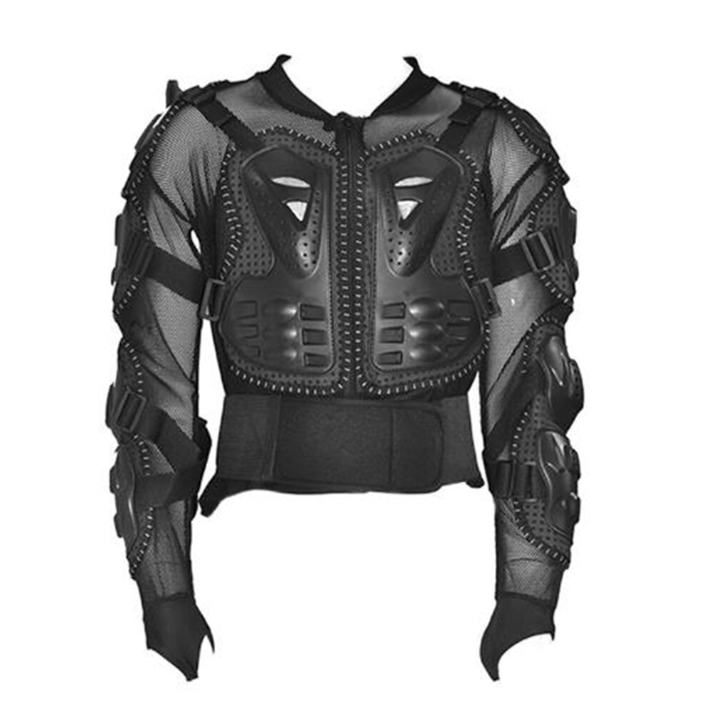 Svart motorsykler rustning beskyttelse motocross klær jakke beskytter rustning beskytter motorsykkel jakker: Xxxl