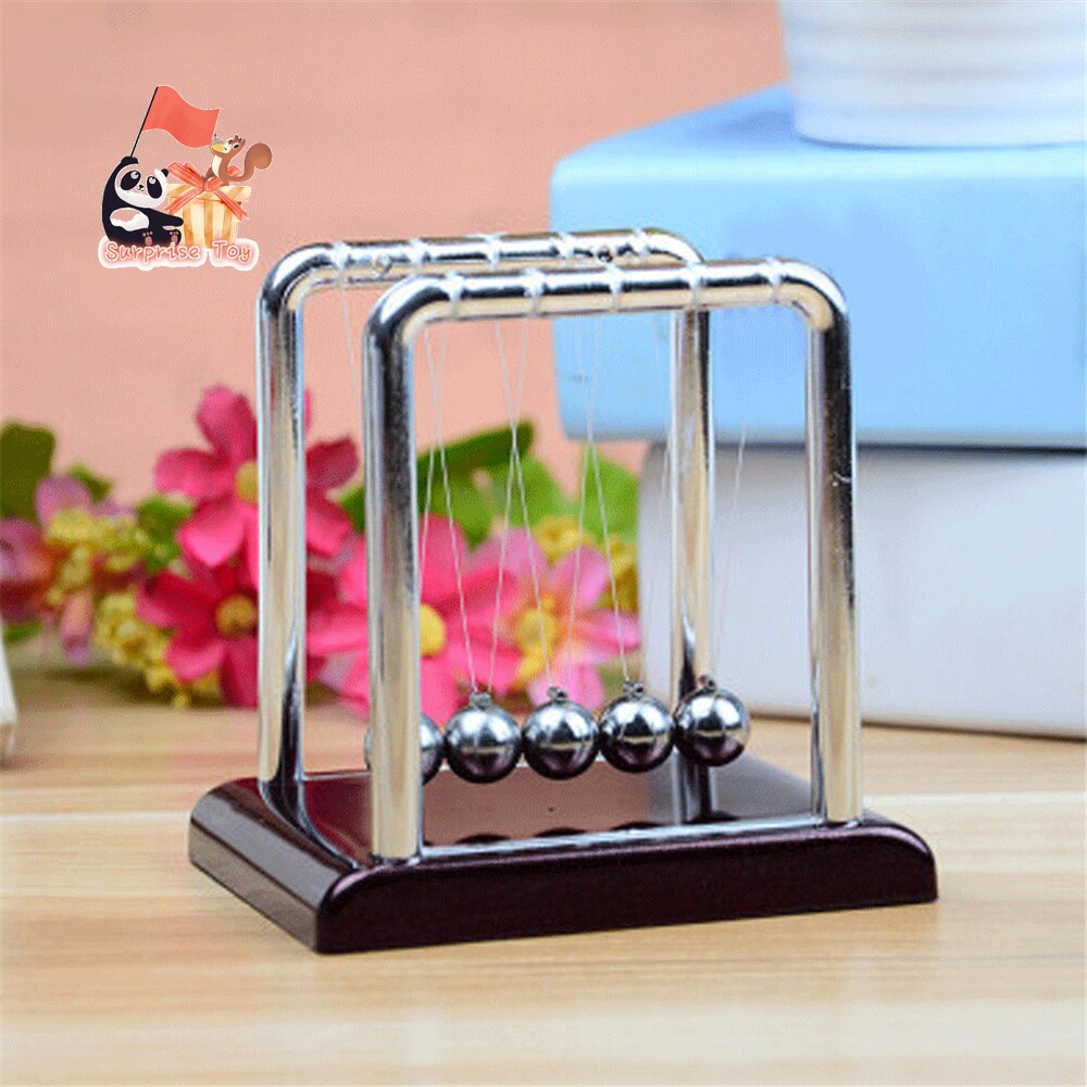 Newtons Wiege Schreibtisch Tisch Decor Metall Pendel Ball Newton Ball Physik Wissenschaft Pendulum Stahl Balance Ball Pädagogisches Uhr