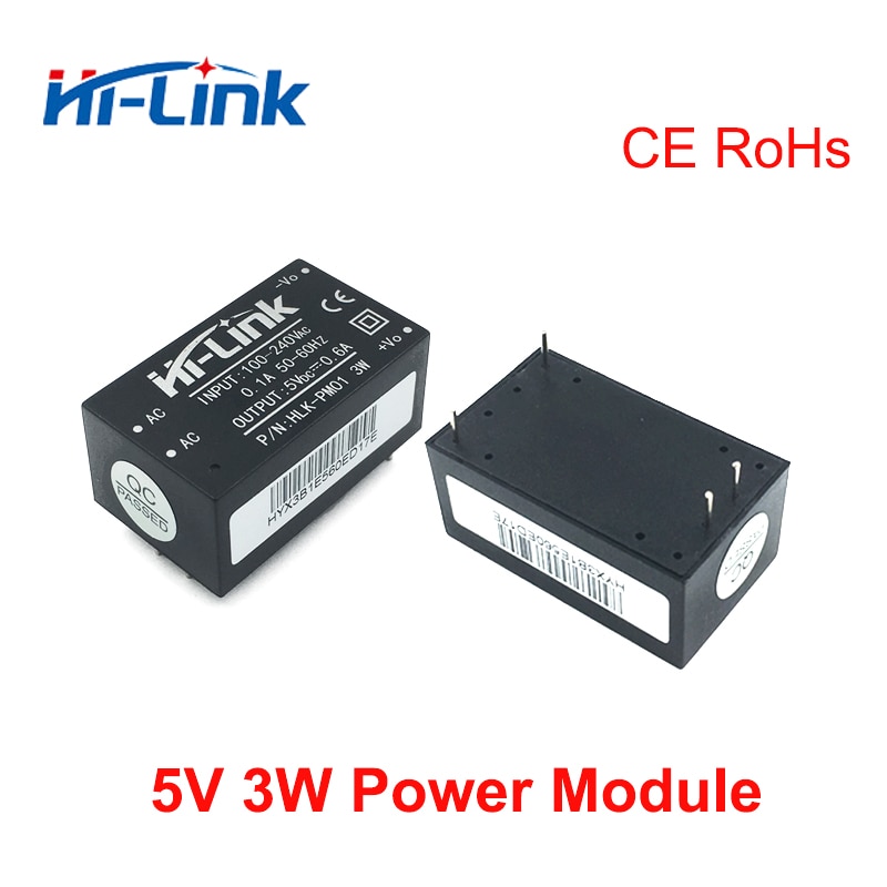 3pcs 220v 5V 3W AC naar DC geïsoleerde voeding module smart home control switching HLK-PM01 voeding module