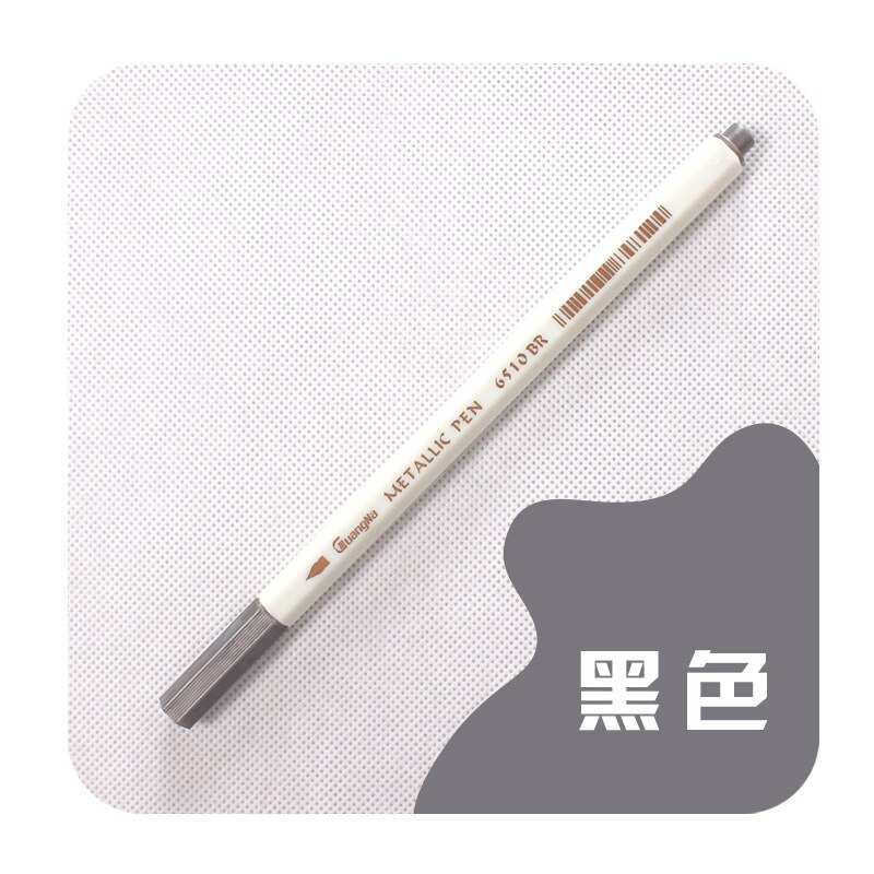 Rotuladores metálicos para dibujo y caligrafía, rotuladores artísticos de Anime para dibujo, suministros escolares y de oficina, 20 colores: 17